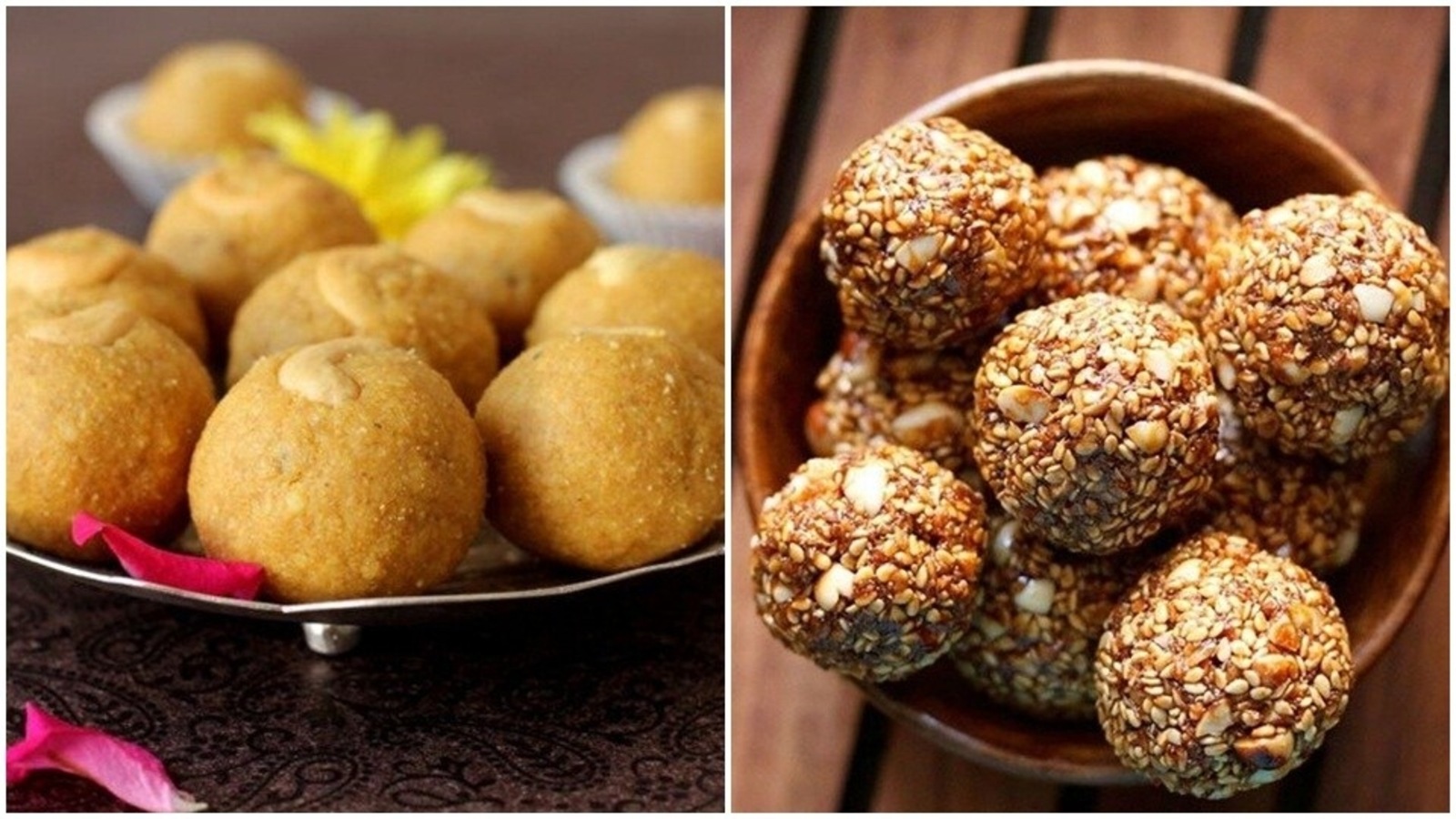 Coconut ladoo to besan ladoo Easytomake ladoo recipes on Raksha