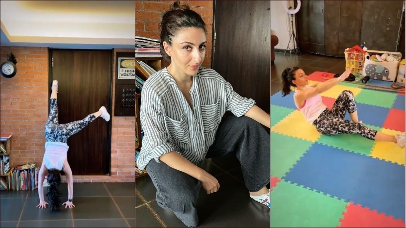 Soha Ali Khan’s fitness goals in new core workout stun Saba Pataudi, Gul Panag