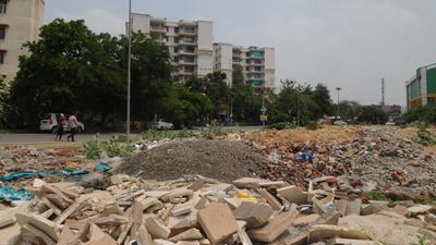 The city produces at least 850 tonnes of C&D waste daily, most of which is dumped vacant plots and roadsides. (HT Archive) The city produces at least 850 tonnes of C&D waste daily, most of which is dumped vacant plots and roadsides. (HT Archive)