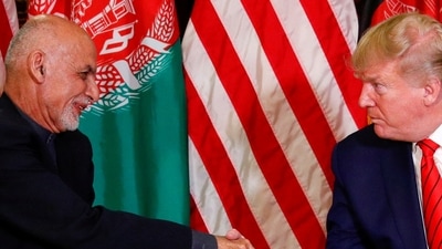 Donald Trump, who was giving an interview to Fox News on Tuesday night, said he “never had full confidence in Ashraf Ghani”. (Reuters file photo)