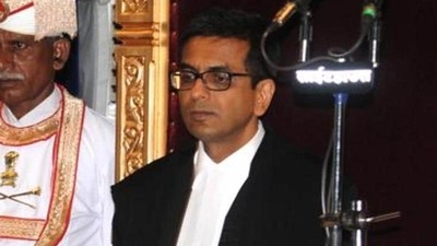 Justic DY Chandrachud (PTI file photo) Justic DY Chandrachud (PTI file photo)