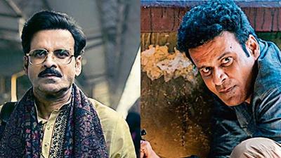 Actor Manoj Bajpayee in stills from Ray and The Family Man 2. Actor Manoj Bajpayee in stills from Ray and The Family Man 2.