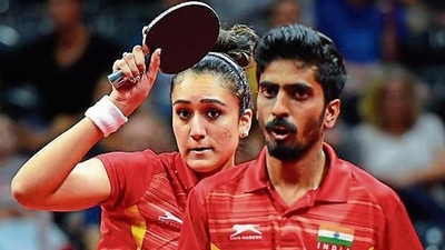 Manika Batra and G Sathiyan Manika Batra and G Sathiyan