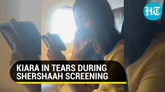 Kiara Advani breaks down while watching Shershaah on a flight