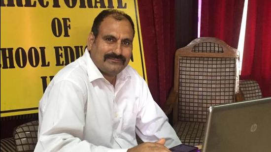 Sanjeev Kumar Sharma came to know about the school during a “back to village programme” under which the government was hoping to revive different schools that had been lying in a dilapidated condition. (HT Photo)