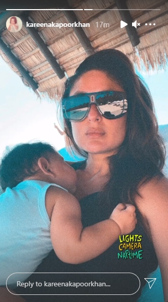 Kareena Kapoor shares a pic with son Jeh.