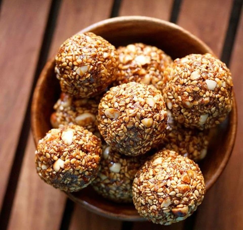 Packed with fibre and nutrition, these ladoos are delicious as well as healthy. (Pinterest) Packed with fibre and nutrition, these ladoos are delicious as well as healthy. (Pinterest)
