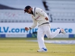 India's Virat Kohli celebrates winning the second test after Mohammed Siraj took the wicket of England's James Anderson Action Images via Reuters/Paul Childs
