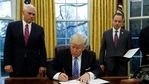 Former US President Donald Trump signs an executive order on US withdrawal from the Trans Pacific Partnership.(Reuters File Photo) Former US President Donald Trump signs an executive order on US withdrawal from the Trans Pacific Partnership.(Reuters File Photo)