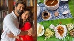 Vicky Kaushal gives Malavika Mohanan a hug for hosting Onam feast. Vicky Kaushal gives Malavika Mohanan a hug for hosting Onam feast.