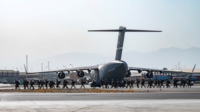 Another group of 100-odd Indians, most of them employees of firms from Western countries, had been flown in US and Nato aircraft to Doha. (via REUTERS)
