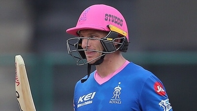 Jos Buttler of Rajasthan Royals: File photo (IPL / Twitter) Jos Buttler of Rajasthan Royals: File photo (IPL / Twitter)