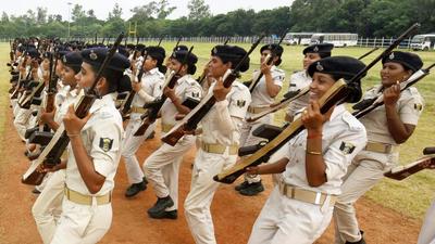 There has been a 16% increase in women personnel entering the police force between 2019 and the beginning of 2020 (Santosh Kumar /Hindustan Times) There has been a 16% increase in women personnel entering the police force between 2019 and the beginning of 2020 (Santosh Kumar /Hindustan Times)