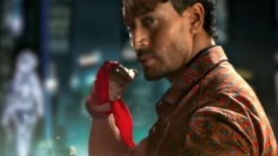 Tiger Shroff in Ganapath.