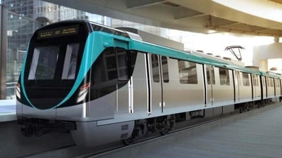 NMRC operates "fast trains' during peak hours on weekdays that skip some stations with low average ridership in order to save time of commuters between Noida and Greater Noida. (HT File Photo)