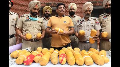 40kg of heroin seized from Pakistan border in Gurdaspur