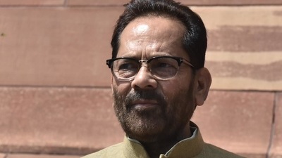 Responding to PDP chief Mehbooba Mufti's remark, Union minister of minority affairs Mukhtar Abbas Naqvi said PM Narendra Modi believes in the culture of tolerance and zero-tolerance to terrorism. (Mohd Zakir/HT Photo) Responding to PDP chief Mehbooba Mufti's remark, Union minister of minority affairs Mukhtar Abbas Naqvi said PM Narendra Modi believes in the culture of tolerance and zero-tolerance to terrorism. (Mohd Zakir/HT Photo)