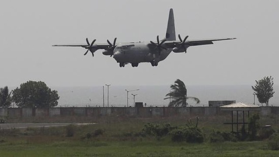 The IAF aircraft landed in Tajikistan for refuelling, (File Photo)