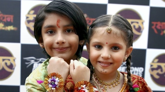 On this day, sisters tie a sacred thread, 'Rakhi' on the wrist of their brothers who promise to protect their sisters all their life. Here are a few pictures of how the country is preparing for the big festival.(PTI)
