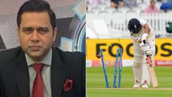 Former India cricketer Aakash Chopra gives his views on England's batting line up(HT Collage)