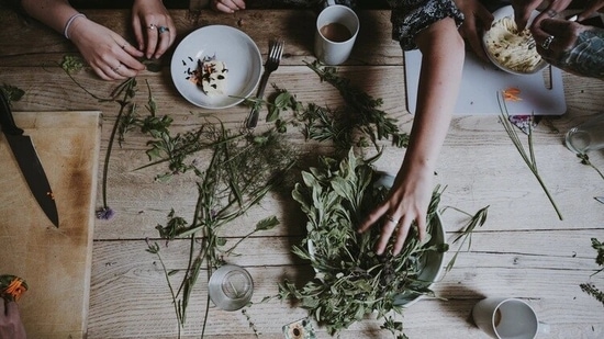 Herbs: You can consume the powder of herbs like tulsi, pippali, jesthamadh and vasa twice a day in lukewarm water.(Unsplash)
