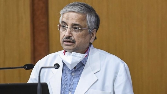 AIIMS director Dr Randeep Guleria,(PTI File Photo)