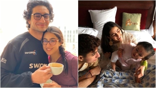 Sara Ali Khan is the sweetest sister anyone can have. Her brother Ibrahim Ali Khan, Taimur Ali Khan and Jeh Ali Khan are the luckiest to have her back.(Instagram/@saraalikhan95)