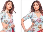 Shilpa Shetty's <span class='webrupee'>₹</span>58k sequin saree for Super Dancer 4 comeback is the perfect Rakhi look(Instagram/@theshilpashetty) Shilpa Shetty's <span class='webrupee'>₹</span>58k sequin saree for Super Dancer 4 comeback is the perfect Rakhi look(Instagram/@theshilpashetty)