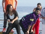 Vishal Aditya Singh and Mahekk Chahal recreated the frying pan episode from Bigg Boss 13 on Khatron Ke Khiladi 11. Vishal Aditya Singh and Mahekk Chahal recreated the frying pan episode from Bigg Boss 13 on Khatron Ke Khiladi 11.