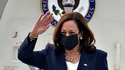 Kamala Harris is will be starting off her official tour of Singapore from Monday, and is scheduled to visit Hanoi on Tuesday.. REUTERS/Caroline Chia (REUTERS)