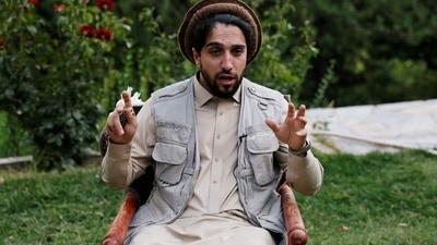 Ahmad Massoud said the National Resistance Front is not a fight for the Panjshir province alone. (File Photo) (REUTERS)