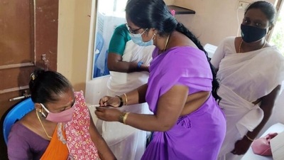 On Saturday, over 92,300 people were vaccinated against Covid-19 in Delhi, of whom 64,931 received their first dose, according to official data. (ANI) On Saturday, over 92,300 people were vaccinated against Covid-19 in Delhi, of whom 64,931 received their first dose, according to official data. (ANI)