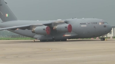 Indian Air Force's C-17 aircraft Indian Air Force's C-17 aircraft