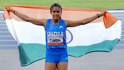 Shaili Singh clinched a silver medal in the women's long jump event at World Athletics U20 Championships (SAI Media / Twitter)