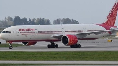 A special Air India flight ferrying 87 Indians from Afghanistan’s Kabul landed in Delhi early on Sunday. (REUTERS) (HT_PRINT) A special Air India flight ferrying 87 Indians from Afghanistan’s Kabul landed in Delhi early on Sunday. (REUTERS) (HT_PRINT)