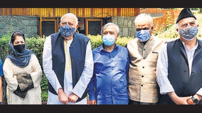 Apart from top leadership of the PAGD, the meeting will be attended by middle-rung leaders too. (HT File) Apart from top leadership of the PAGD, the meeting will be attended by middle-rung leaders too. (HT File)