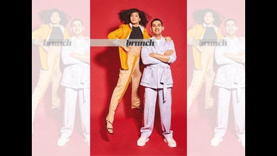As kids in Bengaluru, Kubbra and Danish both tied each other rakhis; Styling by Janvi Turakhia; Hair and Make-up by Rashmi Shastri; On Kubbra and Danish: Outfits, Pawan Sachdeva (Prabhat Shetty) As kids in Bengaluru, Kubbra and Danish both tied each other rakhis; Styling by Janvi Turakhia; Hair and Make-up by Rashmi Shastri; On Kubbra and Danish: Outfits, Pawan Sachdeva (Prabhat Shetty)