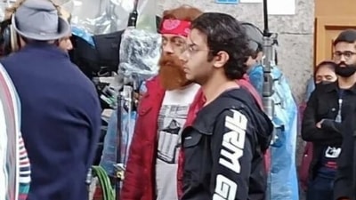 Salman Khan spotted filming Tiger 3 in Russia. Salman Khan spotted filming Tiger 3 in Russia.