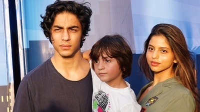 Suhana Khan posted pictures with Aryan and AbRam on Raksha Bandhan. Suhana Khan posted pictures with Aryan and AbRam on Raksha Bandhan.