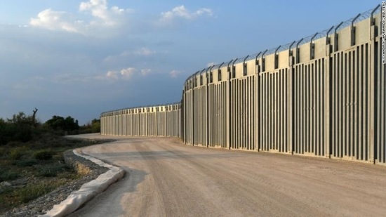 Greece has also installed a new surveillance system along its border with Turkey. (Photo via CNN)