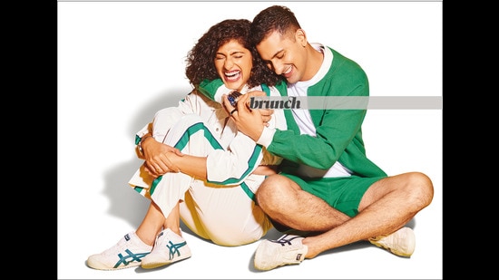 Kubbra and Danish say that they are both individually responsible for their own actions, but they always have each other’s back; On Kubbra and Danish: Outfits, Zara; watch, Panerai available at Panerai boutique, Palladium mall (Prabhat Shetty) Kubbra and Danish say that they are both individually responsible for their own actions, but they always have each other’s back; On Kubbra and Danish: Outfits, Zara; watch, Panerai available at Panerai boutique, Palladium mall (Prabhat Shetty)