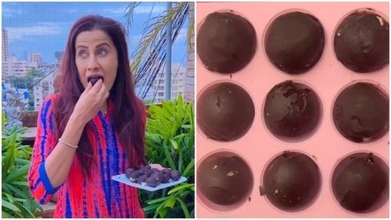 Popular fitness trainer Yasmin Karachiwala shares the recipe of this super-healthy dessert on her Instagram page, (Instagram/Yasmin Karachiwala)