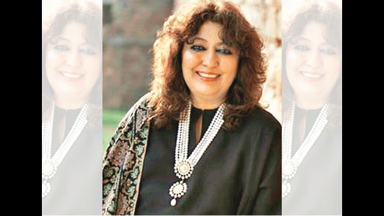 Madhu Jain,senior fashion designer, an advocate for bamboo fabric, who was awarded the Nari Shakti Puraskar by the President of India