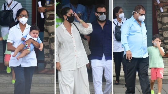 Saif Ali Khan and Kareena Kapoor went on a family holiday to the Maldives with their sons Taimur and Jeh. (Varinder Chawla)