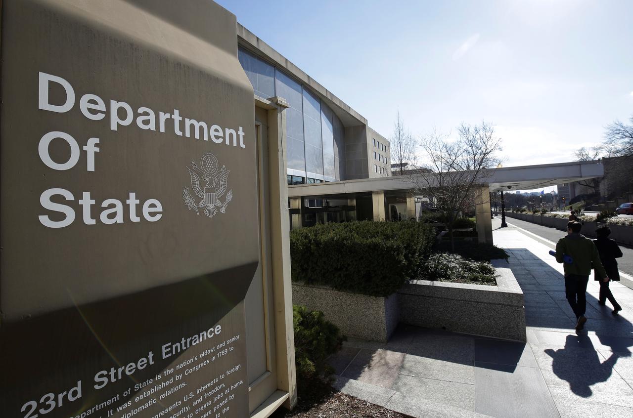 The US State Department's actions came amid ongoing talks between Russia and Ukraine's representatives in Belarus. (File Photo / REUTERS)