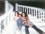 Farah Khan shares a picture from the sets of 1942 A Love Story. Farah Khan shares a picture from the sets of 1942 A Love Story.
