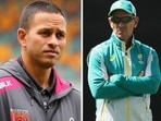 'Feels like guys are stabbing him in the back': Usman Khawaja backs Justin Langer, says 'it's not always 100 per cent coach's fault'(HT Collage) 'Feels like guys are stabbing him in the back': Usman Khawaja backs Justin Langer, says 'it's not always 100 per cent coach's fault'(HT Collage)