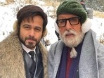 Amitabh Bachchan and Emraan Hashmi star together in Chehre. Amitabh Bachchan and Emraan Hashmi star together in Chehre.