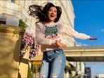 Gauahar Khan opts for a full-body workout on birthday with a skipping rope session at 6am(Instagram/gauaharkhan) Gauahar Khan opts for a full-body workout on birthday with a skipping rope session at 6am(Instagram/gauaharkhan)