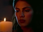 Rhea Chakraborty in a still from Chehre.